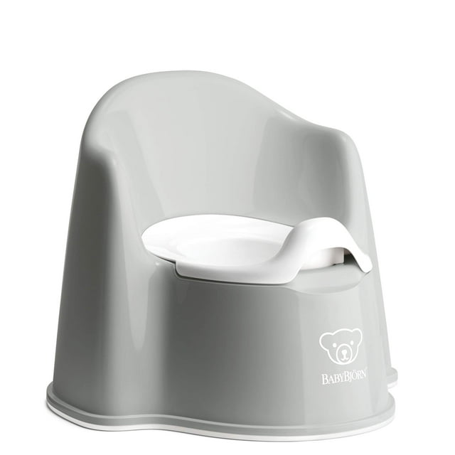 Orinal BabyBjörn gris/blanco