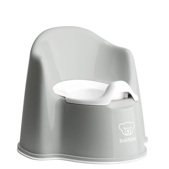 Orinal BabyBjörn gris/blanco