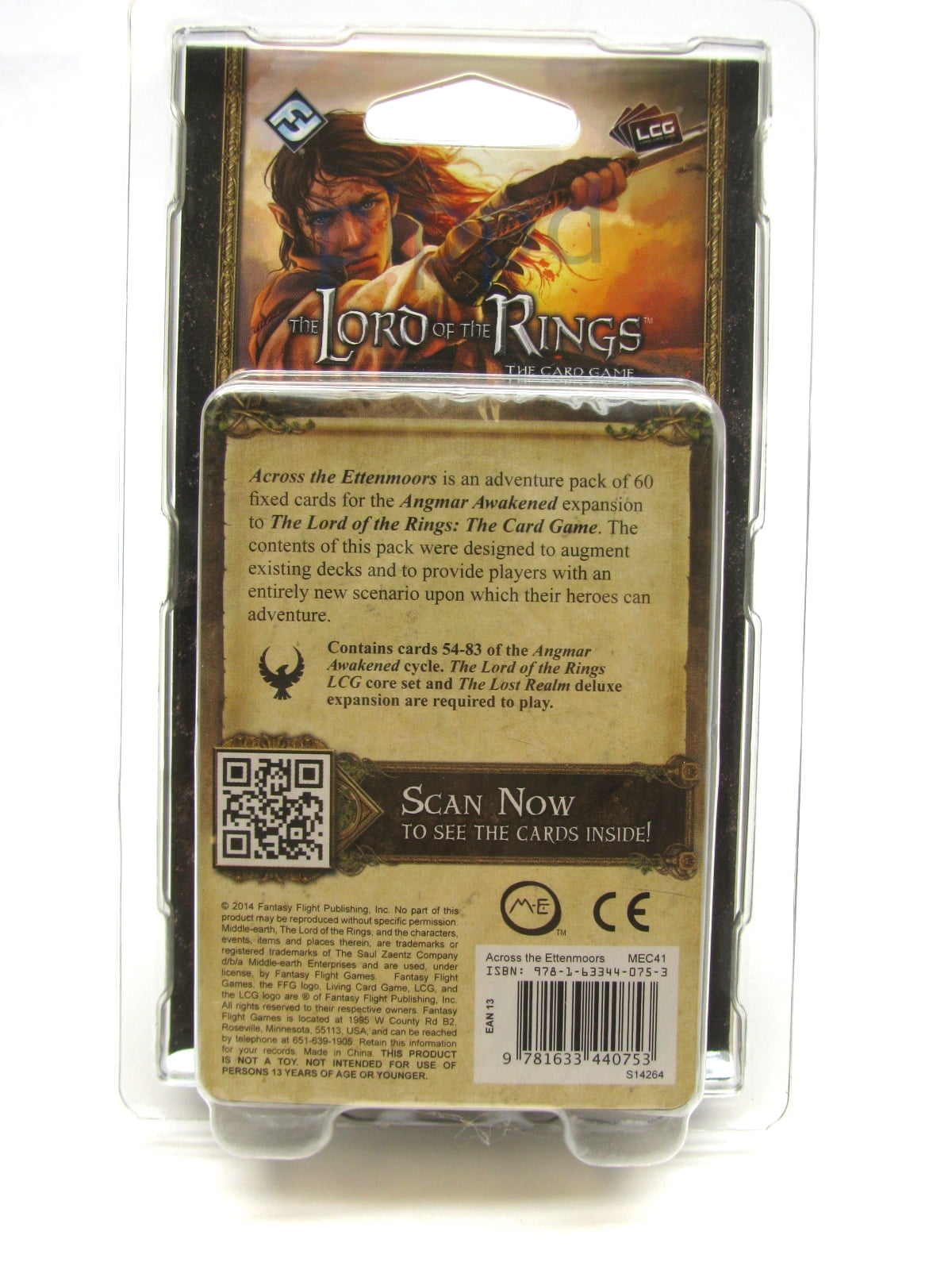 ACROSS THE ETTENMOORS Adventure Pack Lord of the Rings LCG Game *Sealed New*