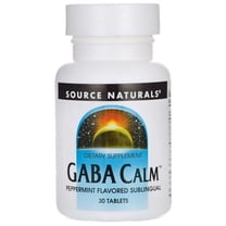 Source Naturals, Inc. GABA Calm Sublingual-Peppermint 30 Lozenge