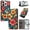 Hibiscus, variant on Colorful Painted Wallet Phone Case for iPhone 15 6.1" , PU Leather Flip Folio Cover With Card Slots, Magnetic Closure, Kickstand, Shockproof Protective Phone Case,Hibiscus,For iPhone 15
