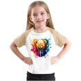 thumbnail image 4 of RXIRUCGD 2025 Vêtements d'Été pour Enfants Tout-Petits Garçons Filles Mode Mignon Col Rond Imprimé Manches Courtes Haut, 4 of 7