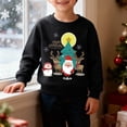 thumbnail image 5 of YunPes Kids Boys Girls Christmas Santa Sweatshirts Fleece Hoodies Funny Reindeer Graphic Long Sleeve Xmas Sweatshirt, 5 of 6
