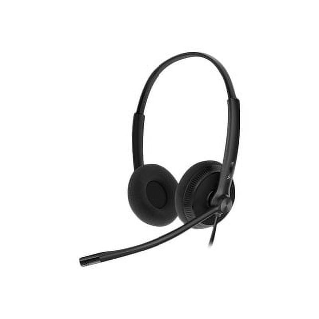 Yealink YHS34 Dual - Headset - on-ear - wired - Quick Disconnect - black
