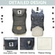 thumbnail image 3 of Chaqueta de invierno para perros, abrigo de invierno para perros a prueba de viento, chaleco cálido para perros, ropa para mascotas para clima frío con capucha (gris), 3 of 6