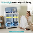 thumbnail image 6 of Auertech 28lbs Portable Washing Machine Compact Twin Tub Semi-Automatic Washer with Drain Pump, 6 of 11