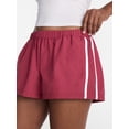 thumbnail image 4 of No Boundaries Nylon Track Shorts, 2'' Inseam, Women's XXS-XXL, 4 of 5