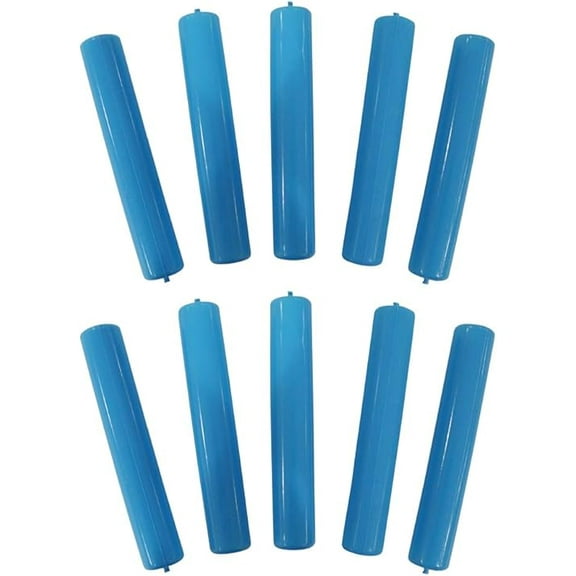 10 Reusable Ice Cube Sticks Freezable Water Bottle Cooling Rods ( 10 sticks)