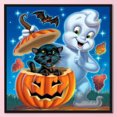 thumbnail image 3 of Cuadros Decorativos Juego completo de bordado Kit de punto de cruz 11CT Animal de Halloween 40x40cm (C586) DQrwqpou Nuevos Originales, 3 of 9