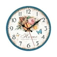 thumbnail image 1 of European Style Retro Vintage Clock 12 Inch Silent Non Ticking Battery Operated Home Wall Clocks For Living Room Bedroom Kitchen Sand Timer for Kids Digital Watch Kids Room Kids Timer Stopwatch Cooking, 1 of 4