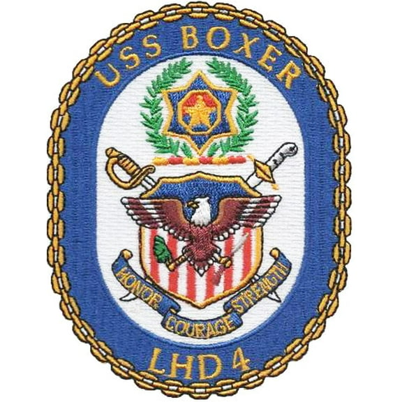 USS Boxer LHD-4 Patch – Sew On