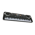 thumbnail image 1 of fastboy Piano Électrique 61 Touches avec Microphone Orgue Électronique Multifonction Clavier Numérique USB Instrument de Musique pour Enfants Jouet Éducatif Noir, 1 of 5