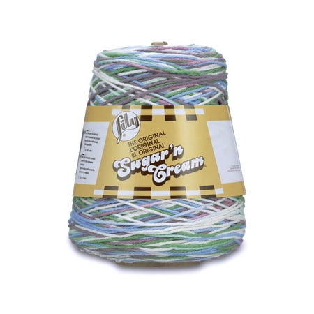 Lily Sugar'n Cream® Cone #4 Medium Cotton Yarn, Freshly Pressed 14oz/400g, 706 Yards