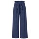 thumbnail image 1 of Gibobby pantalones anchos mujer Pantalones de pierna ancha para mujer Pantalones palazzo de talle con cinturón Pantalones de playa casuales de verano fluidos y holgados con bolsillos (Azul, L), 1 of 5