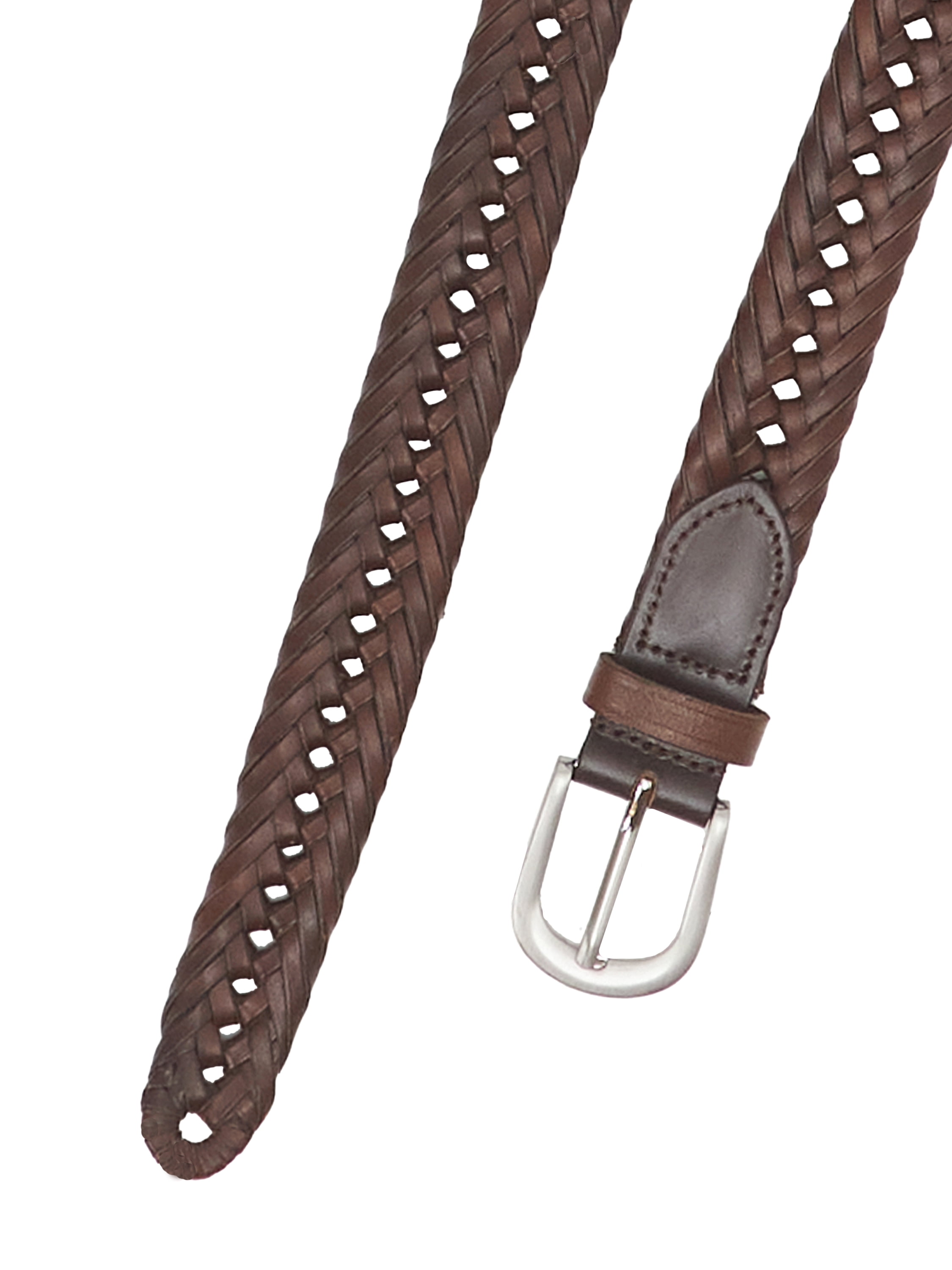 Wrangler® Men's and Big Men's Genuine Leather Braided Belt, Sizes 32-52