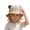 A-Khaki90, variant on Toddler Bucket Hat With Cute Cat Ears And Embroidery Kids Adjustable Strap Outdoor Wide Brim Sun Hat 2-5Y