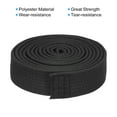 thumbnail image 3 of Uxcell Polyester Taekwondo Colored Ranking Belt For Practitioners Black 1.57"x9.2', 3 of 5