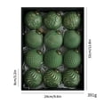 thumbnail image 2 of 12PCS 8CM Vintage Rustic Christmas Ornaments -Christmas Tree Decorations, 2 of 10