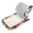 thumbnail image 2 of Square 2Pack PU Leather Flower Deer Cruise Luggage Tag with Privacy Cover and Name ID Tag for Travel Handbags Backpacks Luggage Tags, 2 of 6