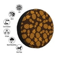 thumbnail image 5 of Balery Colorful Pineappletire Cover Waterproof Dust-Proof, Universal Spare Wheel Tire Cover For Trailer, Rv, Suv Truck And Vehicle Camper Accessories-17 Inch, 5 of 9