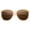 Creme-Gold / Brown, variant on sunglassLA Unisex Women's Glam Fashion Metal Temple Oversize Cat Eye Sunglasses (Creme-Gold / Brown) - 59mm