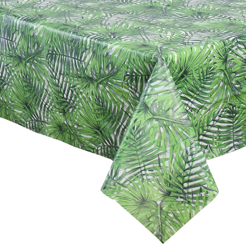 Pack of 4 Eucalyptus Leaf Tablecloth Decorations Plastic Eucalyptus