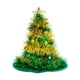 thumbnail image 4 of Sombrero de de Navidad con accesorio fotográfico de estrella para actuación en el escenario para adultos y niños Luz verde dorada, 4 of 9