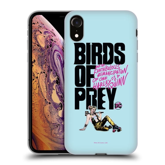 Head Case Designs Officially Licensed Birds of Prey DC Comics Harley Quinn Art Fantabulous Soft Gel Case Compatible with Apple iPhone XR