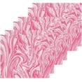 thumbnail image 6 of Coolnut 6 PCS Pink Abstract Marble Washcloths, 12 X 12 Inches Cotton Wash Cloths, Highly Absorbent and Soft Face Towels for Bathroom,Gym,Hotel and Spa, 6 of 6