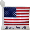 thumbnail image 3 of Fraser Hill Farm 6-ft. Wide American Flag - Liberty for All Outdoor Blow-Up Inflatable with Lights FHINAMFLAG061-L, 3 of 9