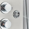thumbnail image 5 of Senlesen Shower Panel Tower System Rain&Waterfall 5-Function Massage Jets Stainless Steel, 5 of 13