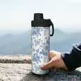 thumbnail image 7 of Yiaed Rose Flowers Print Sports Insulated Kettle Bottle Reusable Stainless Steel Insulated Cup, Outdoor Portable Casual Stainless Steel Insulation Cup, 7 of 7