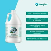 Benefect Botanical Decon 30 Disinfectant Cleaner, Light Lemon and Thyme Scent, 5 Gallon Single