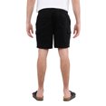 thumbnail image 2 of Men's 6" Elastic Waist Twill Cargo Shorts, Black, M, 2 of 5