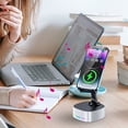 thumbnail image 1 of Lolmot RGB Light Wireless Charger Mobile Phone Tablet Stand Rotary Bluetooth Speaker, 1 of 2