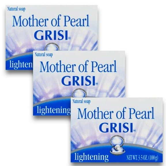 Grisi Natural Mother Of Pearl Soap, 3.4 oz (Pack of 3)