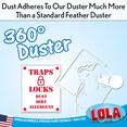 thumbnail image 5 of LOLA 360° Duster Compatible Refills, Multi-Surface Dust Cleaner - 60 Count, 5 of 5