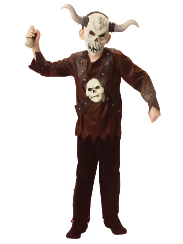 Boys Evil Viking Halloween Costume Top 
