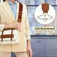 thumbnail image 2 of Wweixi Handbag Strap Replacement Stretchy And Not Easy To Break Scratch-proof Shoulder Bag Strap Bag Belt Brown, 2 of 6