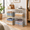 White-4, variant on White 3 Pack Stackable Closet Organizers With Wood Top Metal Wire Storage Cubes