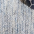 thumbnail image 6 of SAFAVIEH Braided Anabella Bordered Cotton Reversible Area Rug, Blue/Ivory, 5' x 8', 6 of 11