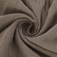 thumbnail image 5 of QLEICOM Women's Elegant Loose Solid Color Dresses Crewneck Loose Puff Sleeve Dress Half Sleeve Cotton And Linen Flowy Maxi Dress Beach Daily Party Dress Vintage Dress Beach Sundress Brown XXL, 5 of 5