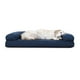 thumbnail image 1 of Sofá Cama Furhaven Espuma Viscoelástica Ortopédico Azul Marino Jumbo para Perros y Gatos, 1 of 9