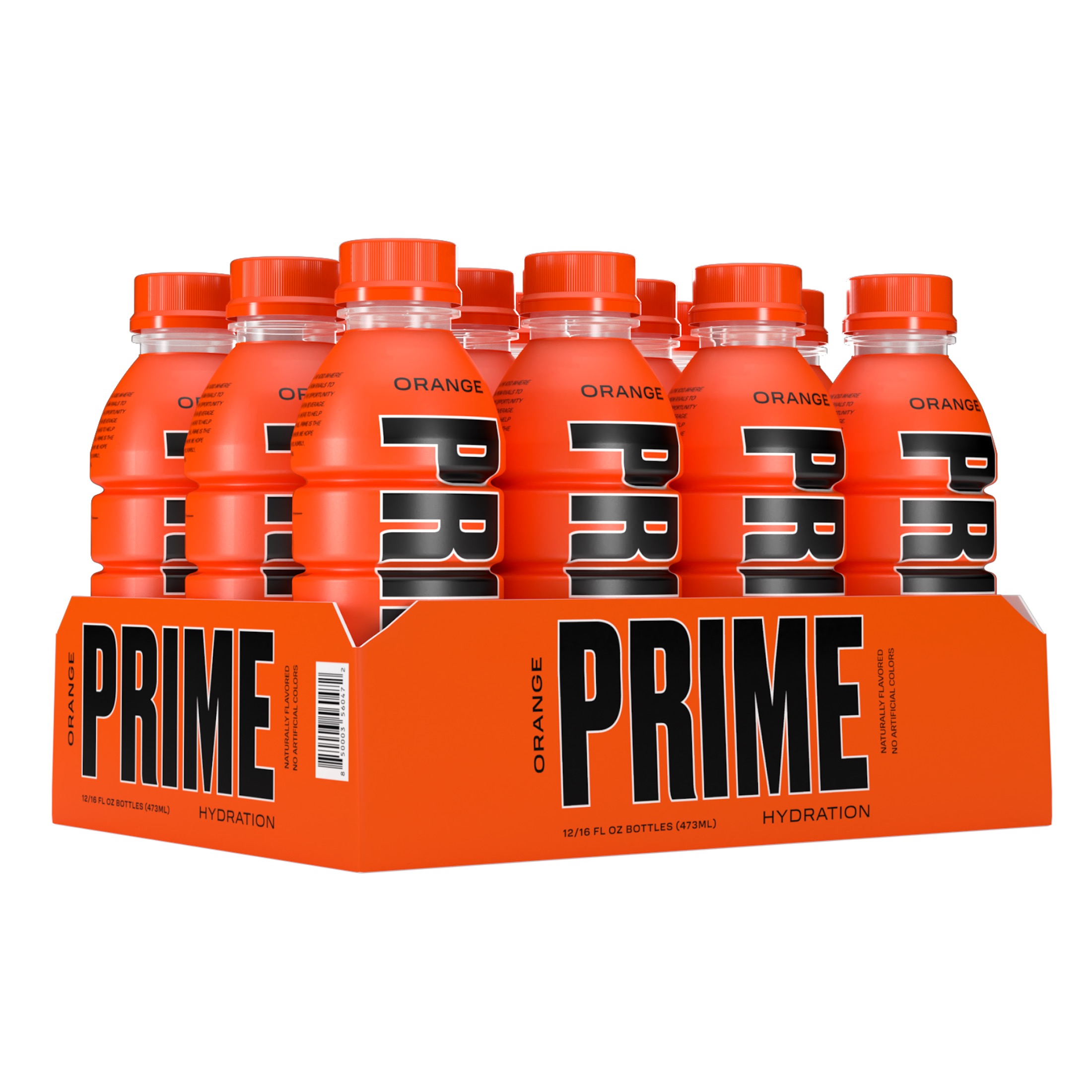 Prime Hydration with BCAA Blend for Muscle Recovery Orange (12 Drinks, 16 Fl Oz. Each) - image 3 of 4