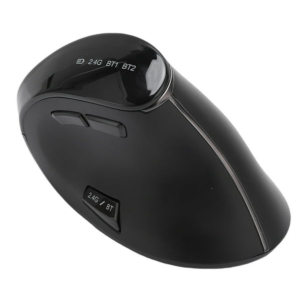 2.4G RATON VERTICAL ERGONÓMICO DPI 1000 1600 2400 Respesta ráspida Silenciosa Recargable 2.4G MODO DOBLE INALÁMBRICO PARA TABLETA DE ESCRITORIO PARA COMPUTADORA