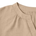 thumbnail image 6 of Oplxuo Cotton Linen 2 Piece Outfits for Women Summer Sleeveless V Neck Tank Top Matching Wide Leg Pants Travel Lounge Sets, 6 of 7