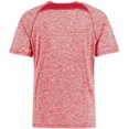 thumbnail image 2 of Holloway Sportswear L Boys Electrify Coolcore® Tee Scarlet Heather 222671, 2 of 5