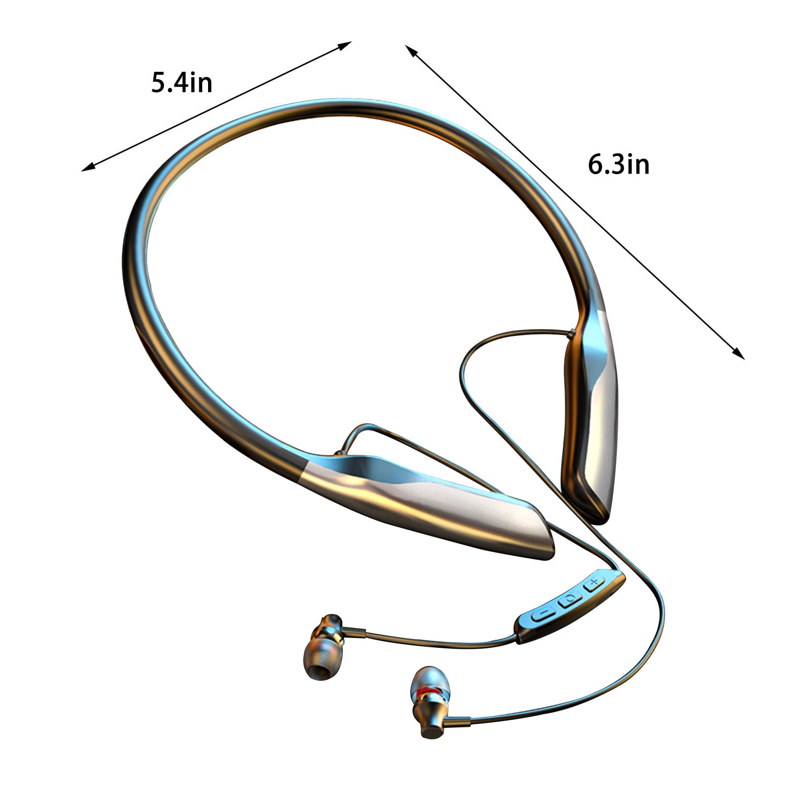 Solo Buds - Wireless Bluetooth Earbuds | 18 Hours of Battery Life | IOS & Android Compatibility | Built-in Microphone,Silver