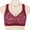 Red, variant on Front Closure Underwire Bra for Women Soft Cotton Adjustable Straps Seamless Backless Tank Style Comfort Pink 36