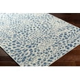 thumbnail image 3 of Hauteloom Erno Living Room, Bedroom Patio Outdoor Area Rug - Contemporary - Rose Cream, Royal Denim, Silver Blue - 2' x 2'11", 3 of 6